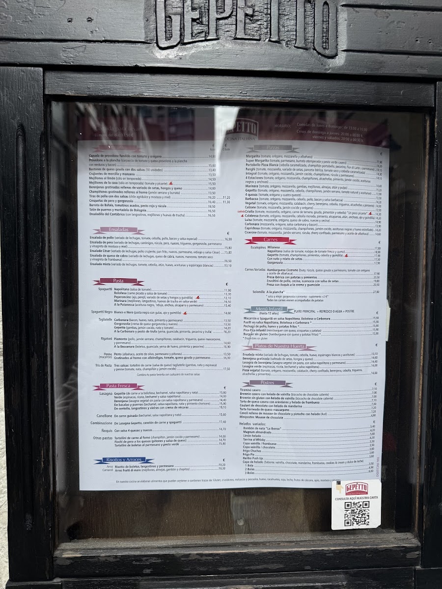 Menu Restaurante Gepetto Arena-4