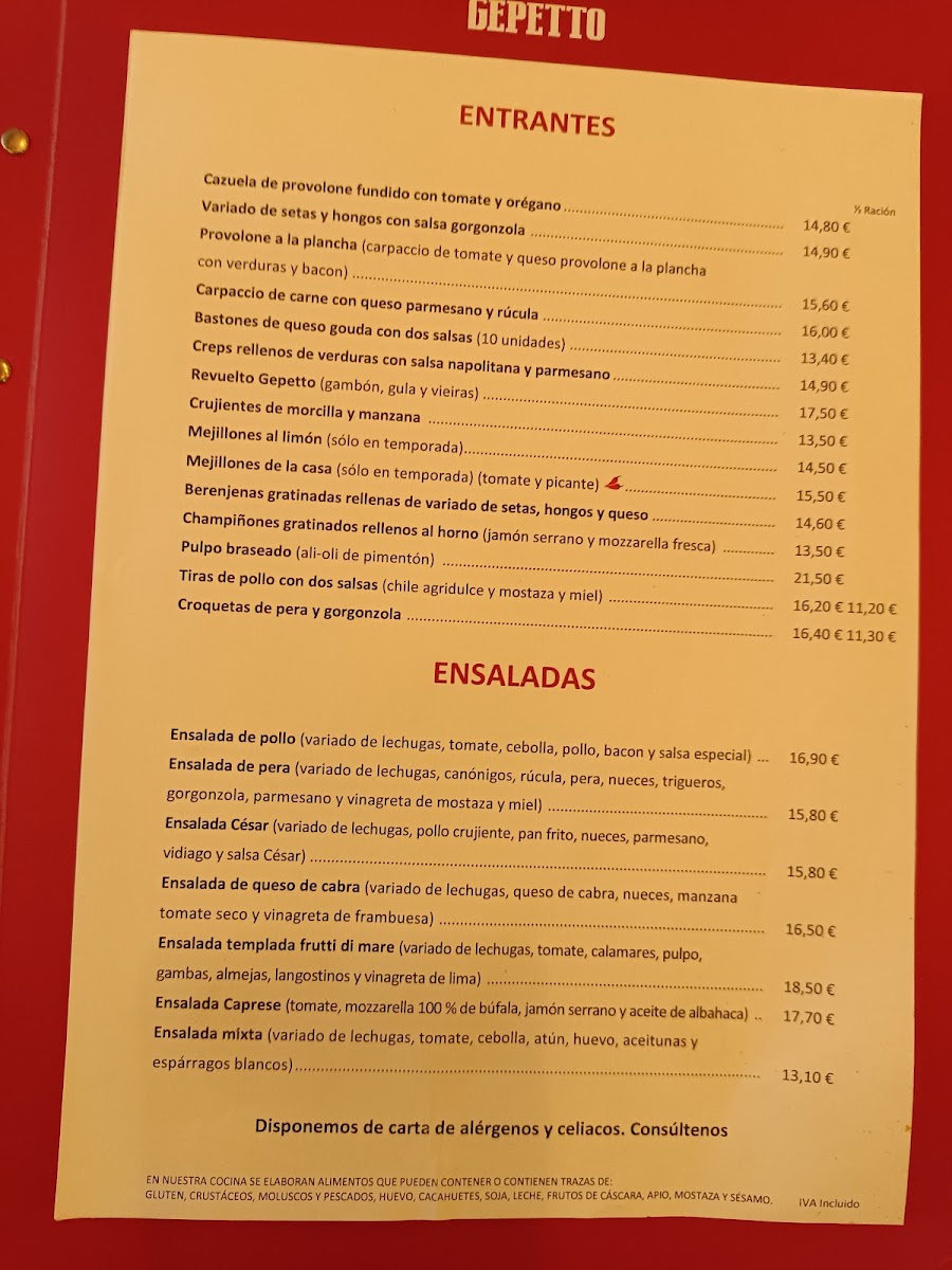Menu Restaurante Gepetto Arena-8